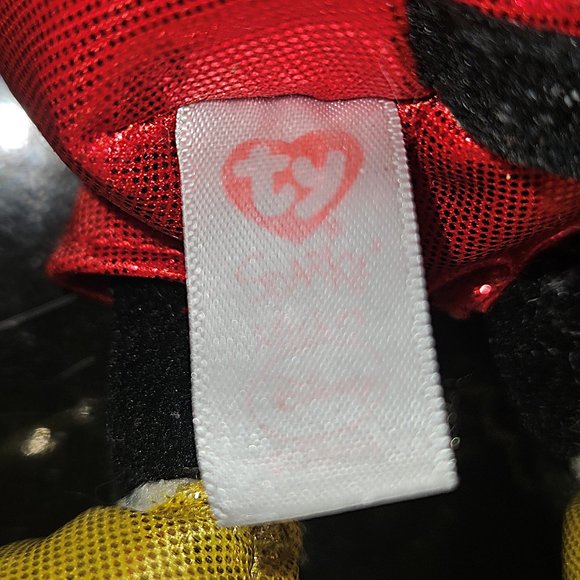 2019 Disney TY Sparkle MICKEY and MINNIE MOUSE Stuffed Plush Beanbag Toys - Picture 7 of 7